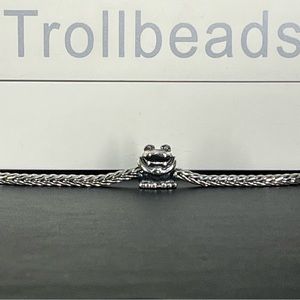 Trollbeads Retired Frog Bead, Silver- 11307